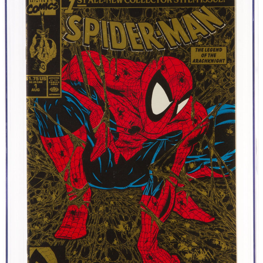 Todd McFarlane Gold Spider-Man Sold Less Than 10,000, Now At Auction