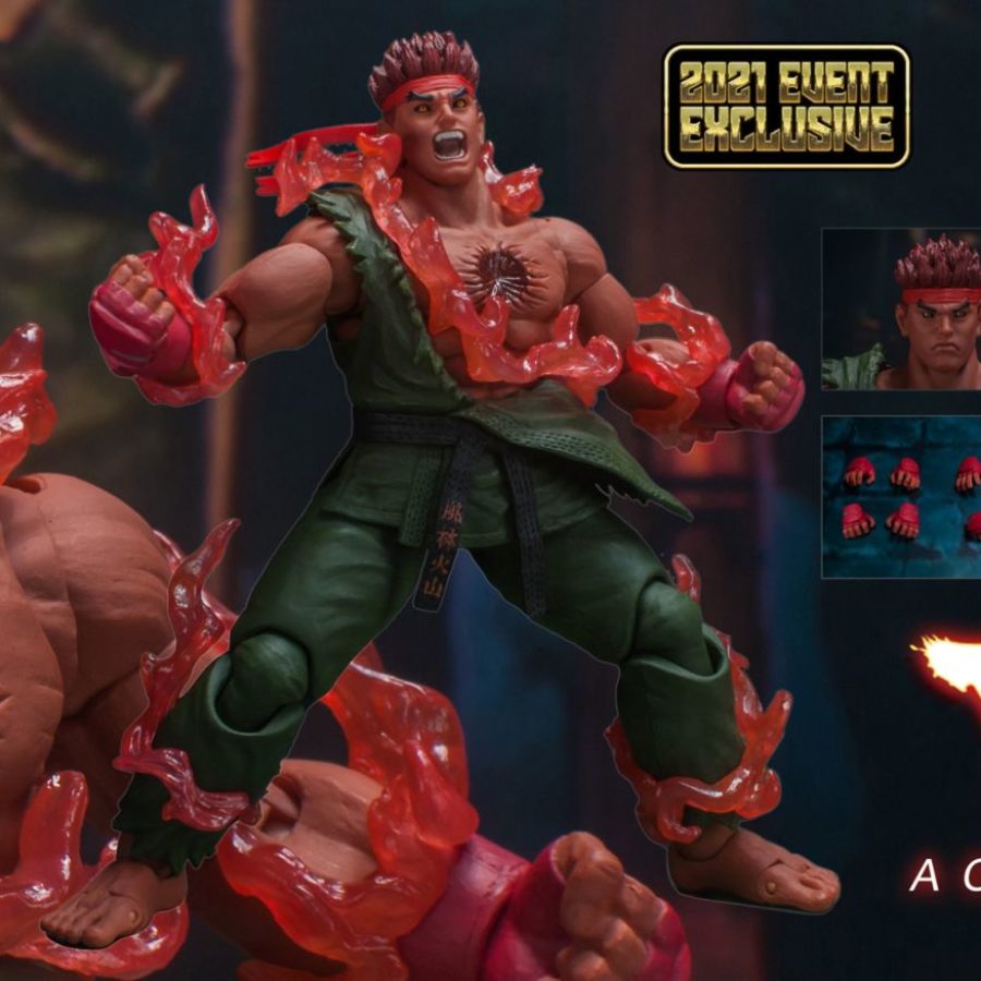 Storm Collectibles Ultimate Street Fighter IV Evil Ryu Action Figure (red)