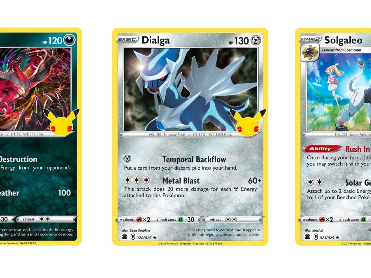  Dialga & Palkia - Pokemon Celebration Card Lot