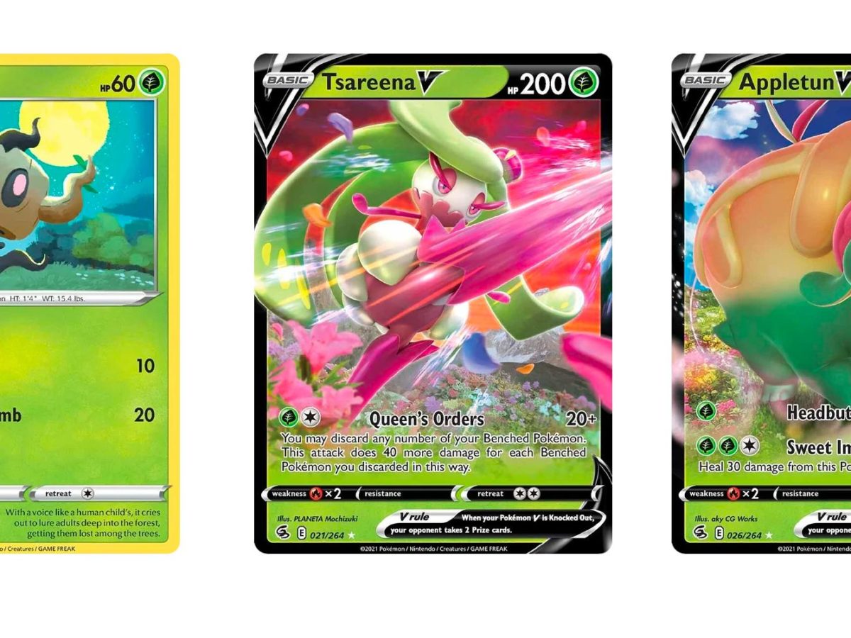 tsareena v pokemon card value Pokemon TCG Fusion Strike Tsareena V 21/264