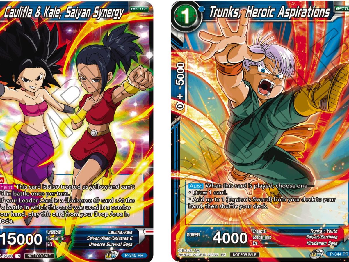 Dragon Ball Super Previews Saiyan Showdown: Caulifla & Kale Promos