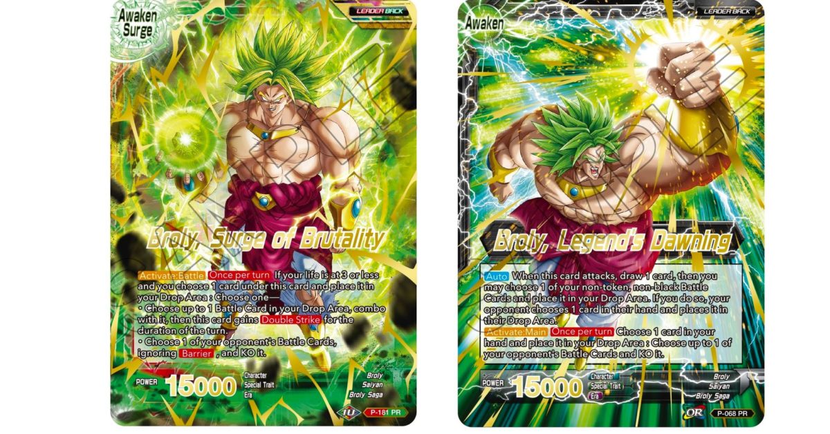Dragon Ball Super Previews Mythic Booster: Broly Leader Reprint