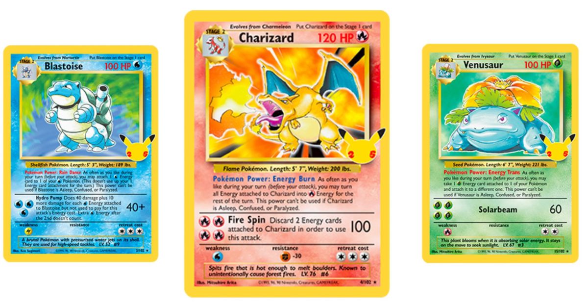 Pokemon 25th Anniversary Card List