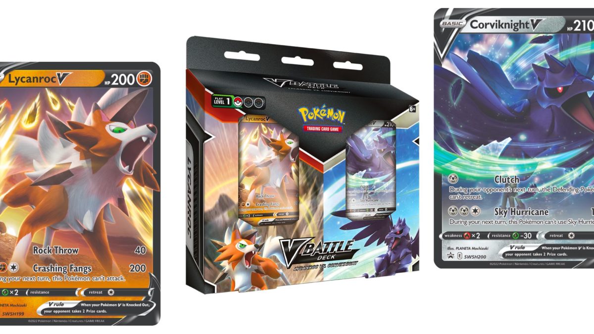 Pokmon TCG To Release Lycanroc Vs. Corviknight V Battle Decks