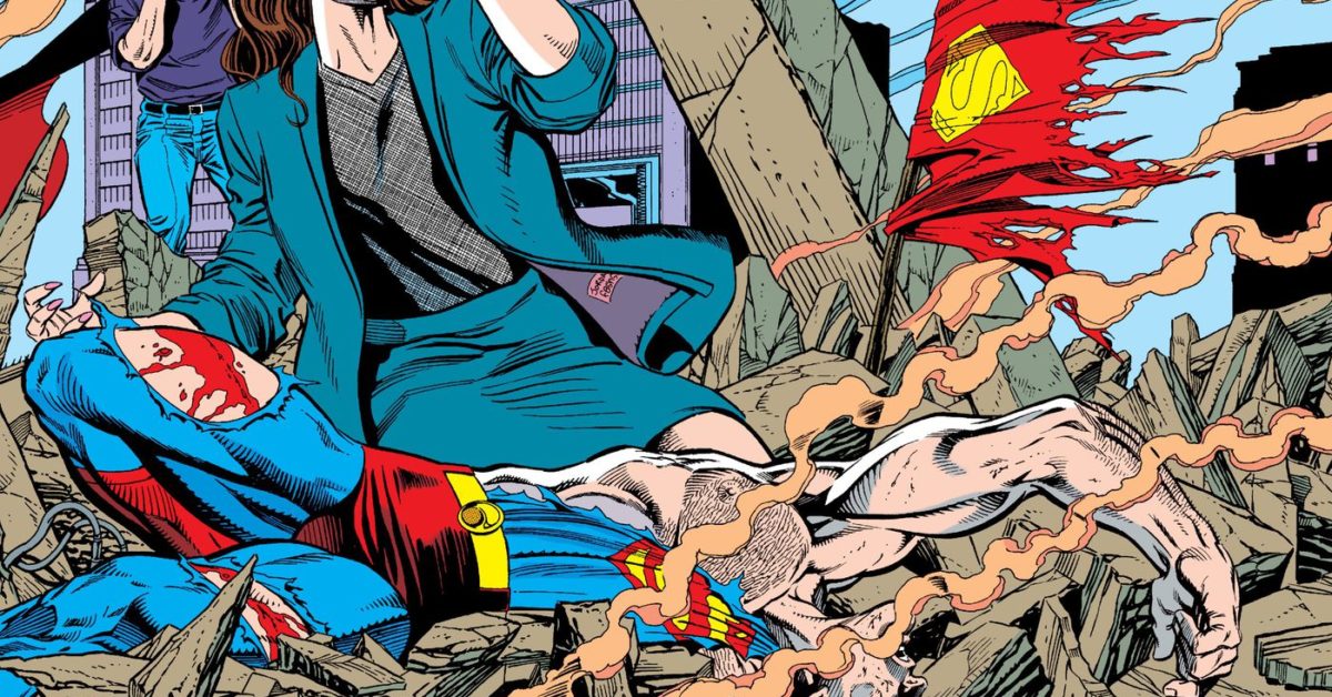 Comics видео. Думсдей комикс смерть Супермена. Смерть Супермена комикс 1992. Супермен Судный день. Классические комиксы.
