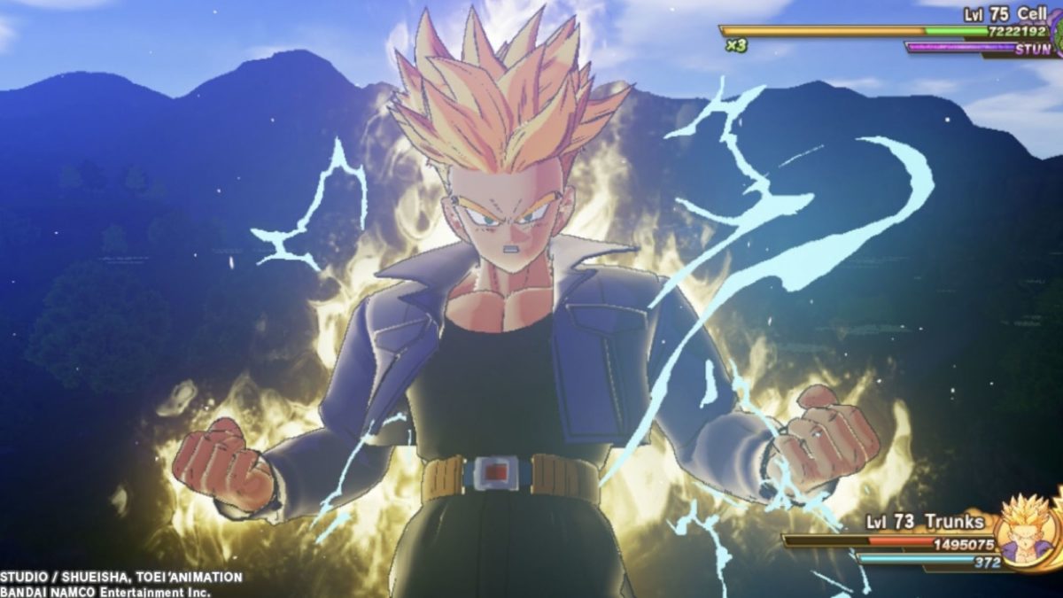 Dragon Ball Z Trunks Super Saiyan God