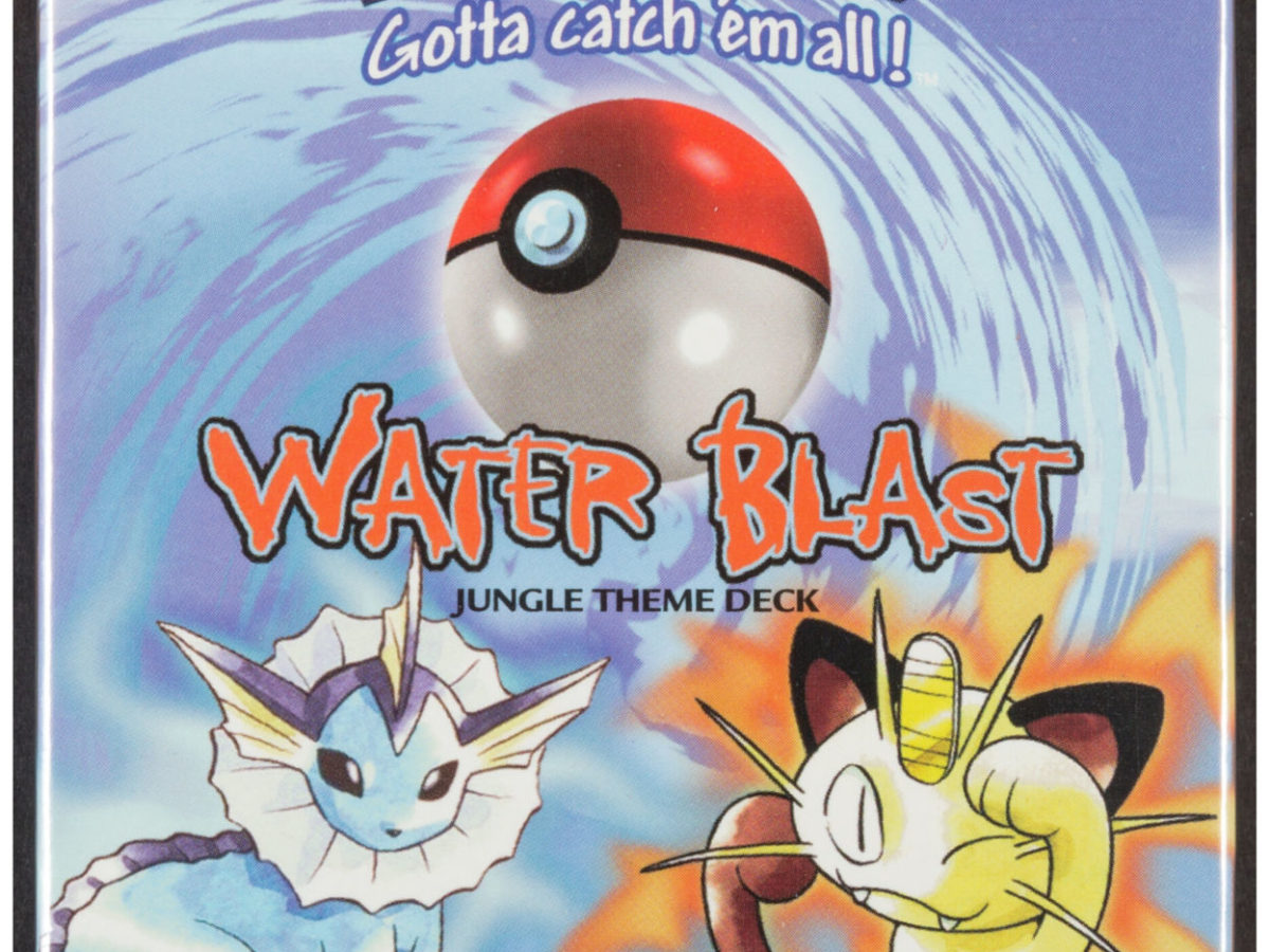 Pokémon TCG Water Blast Jungle Theme Deck On Auction At Heritage