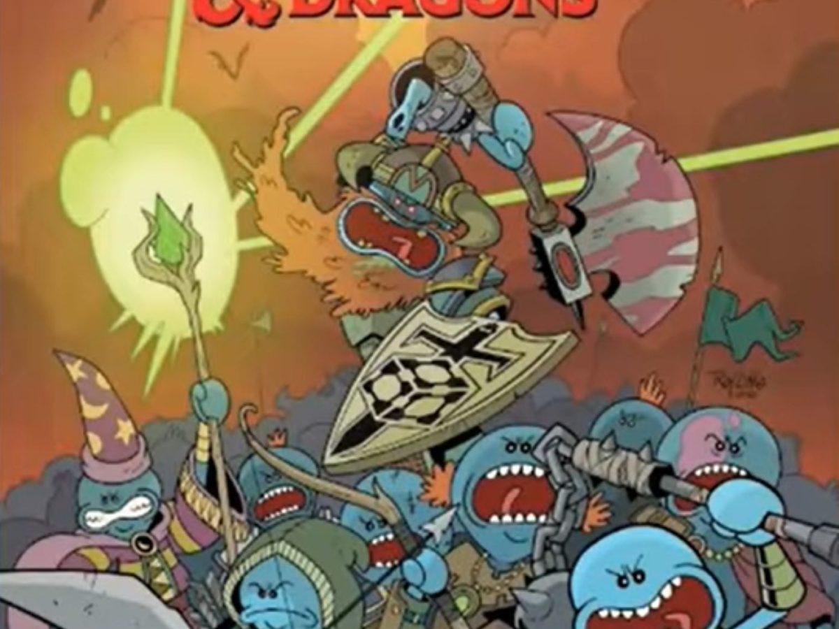 NYCC 2019 RICK & MORTY DUNGEONS DRAGONS 1 V2 IDW CONNECT A VARIANT NM 