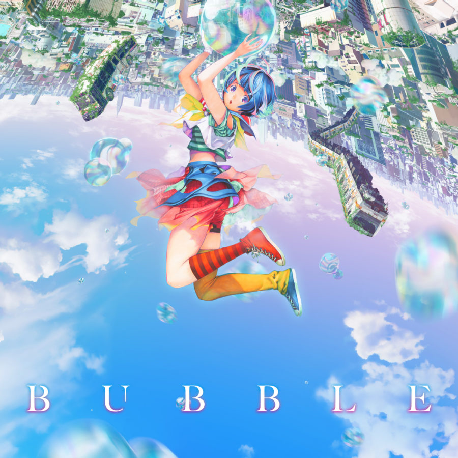 Anime Artsy Bubble Background - Anime Scenes | Poster