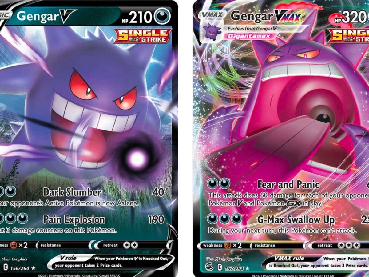 Gengar V - Sword & Shield: Fusion Strike - Pokemon