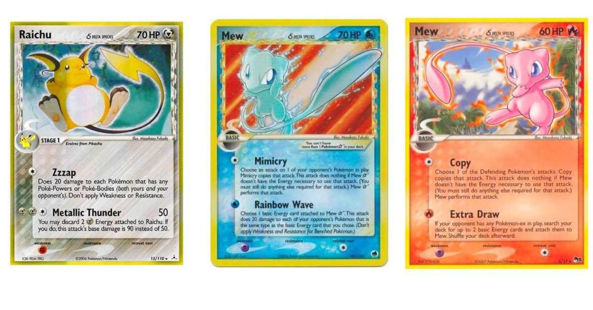 A Holographic History Of The Pokémon Tcg Pokémon δ Delta Species 