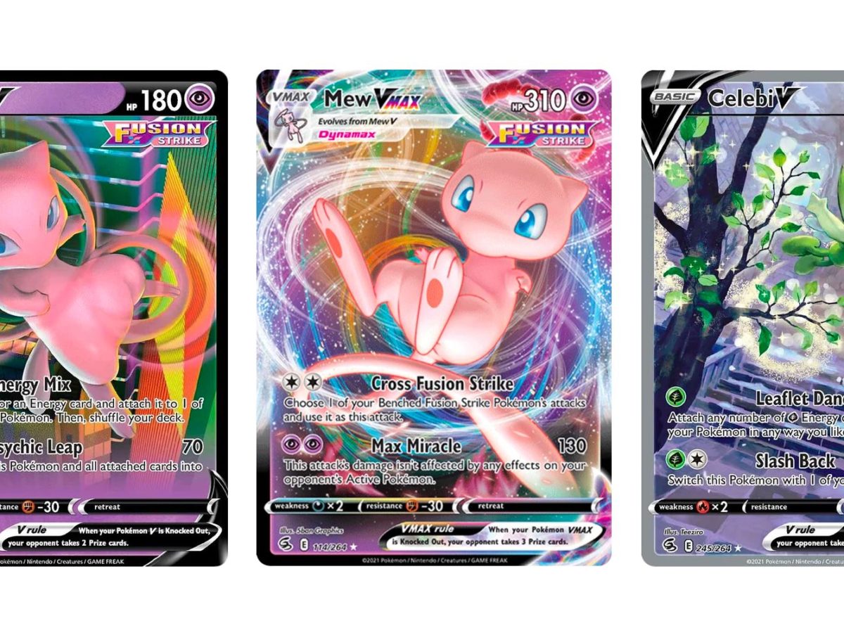 Pokémon TCG Previews English Mew VMAX For Fusion Strike