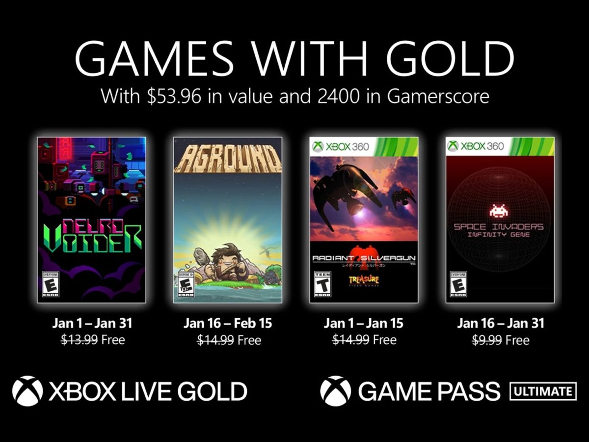 Xbox 360 games will soon be removed from Games with Gold lineup