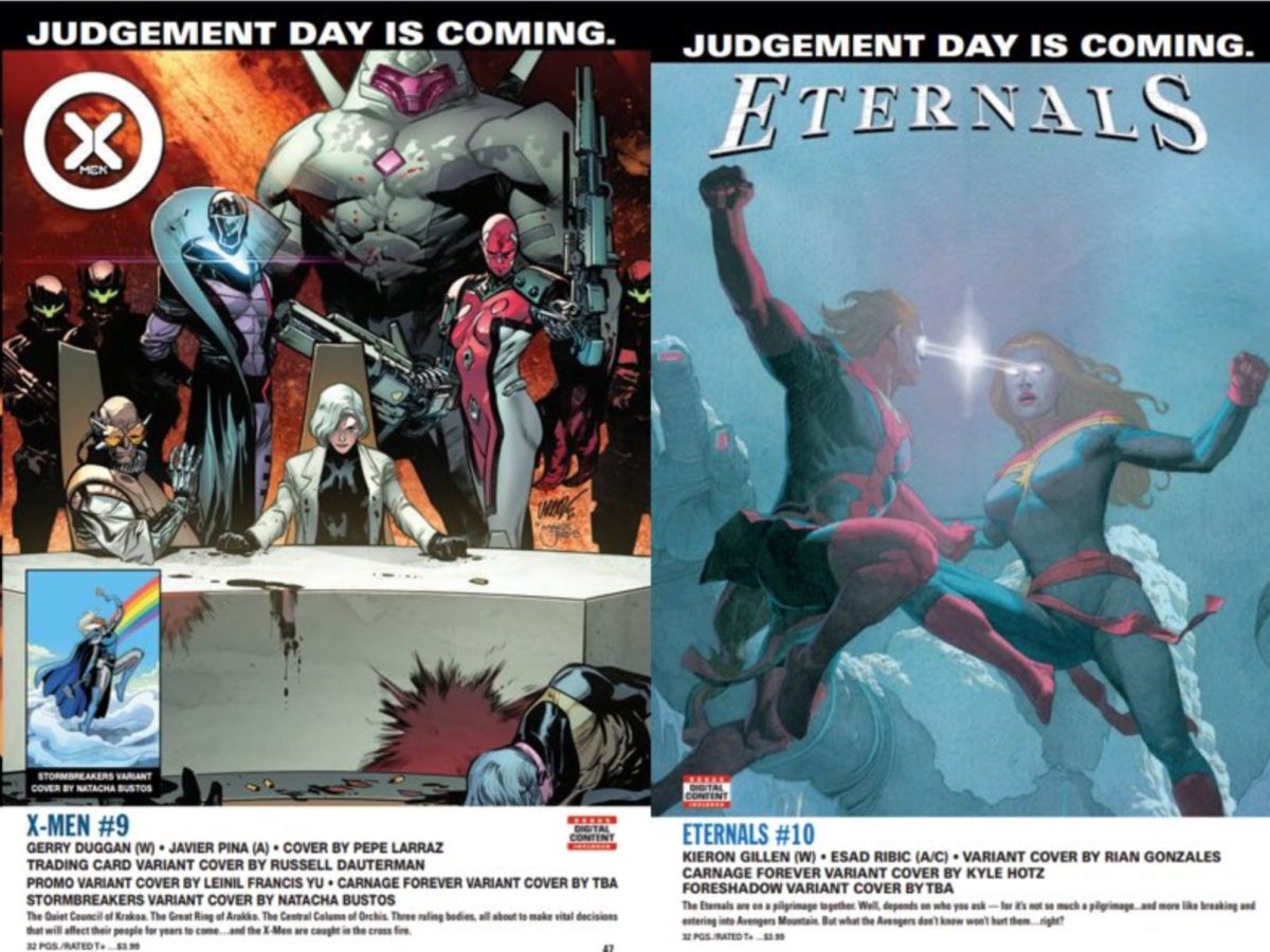 Eternals Meet X Men In Judgement Day From Marvel In 22