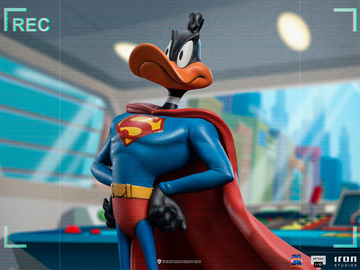 Daffy Duck Superman Has Arrived with New Iron Studio Statue