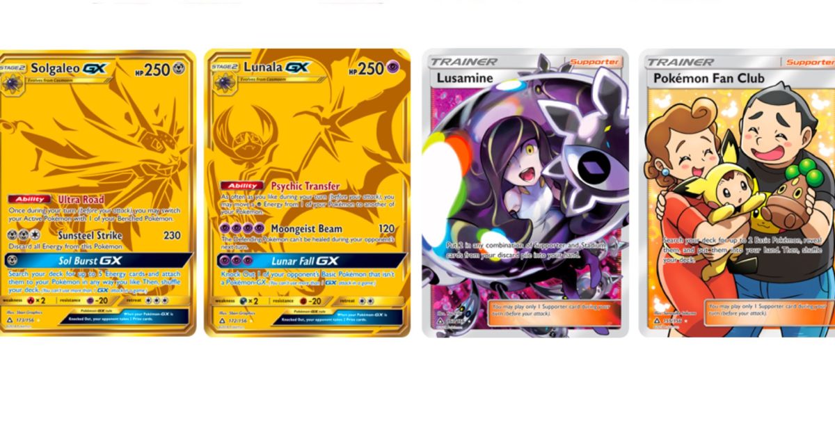 Pokemon Sun and Moon - Deck Shield Solgaleo, Lunala [Trading Cards] 