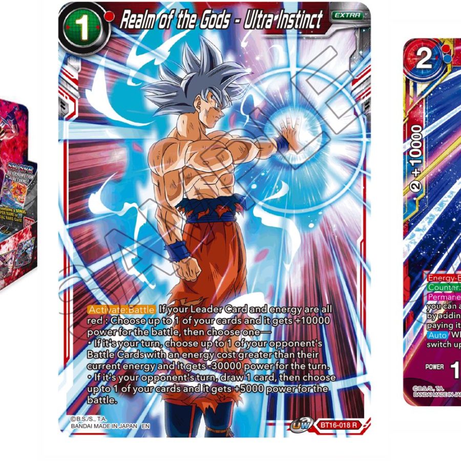 Vegeta Super Saiyan God Red / Blue Mash Up Poster, DBZ