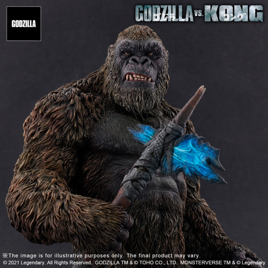 Kong Prepares for Battle With New Godzilla vs. Kong X Plus Statue