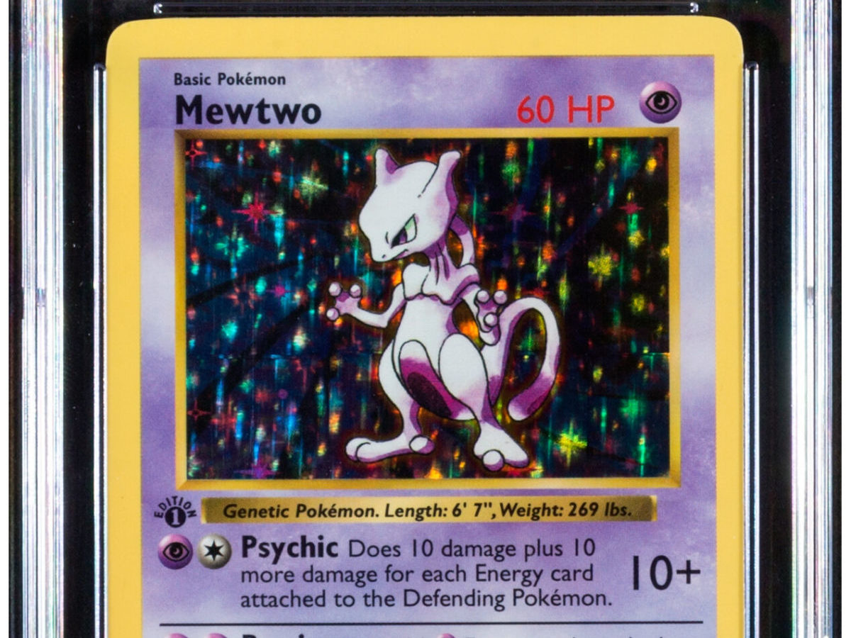 Pokémon TCG Black Star Movie Promo Mewtwo On Auction At Heritage