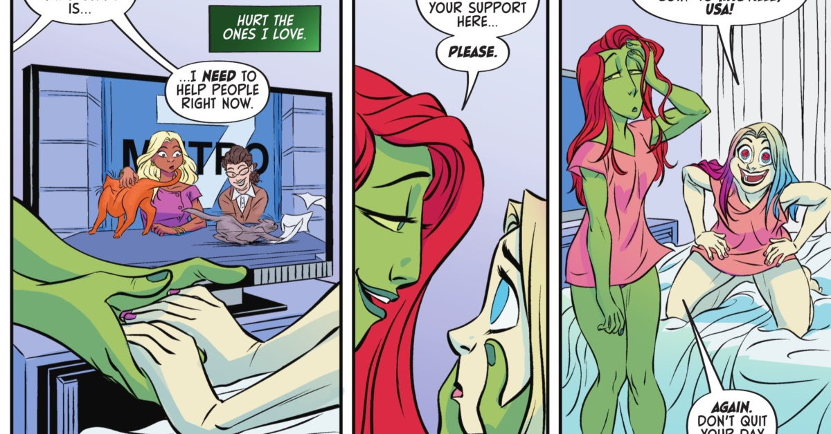 Did Harley Quinn #4 Feature First Appearance Of Poison Ivy's... Bush?