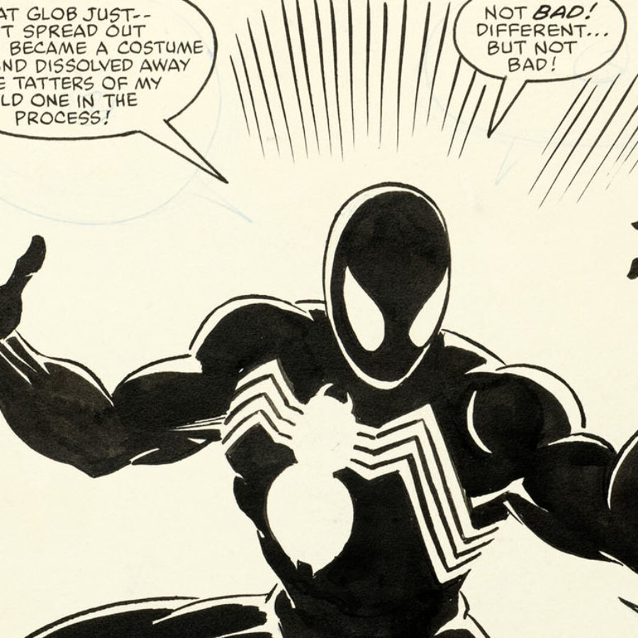 Secret Wars #8 Spider-Man Black Costume/Venom Art Hits Record $