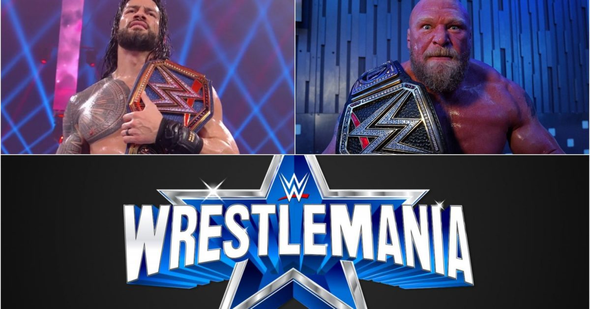 WWE WM38: Is Vince Eyeing Brock Lesnar/Roman Reigns to Unify Titles? - Bleeding Cool News