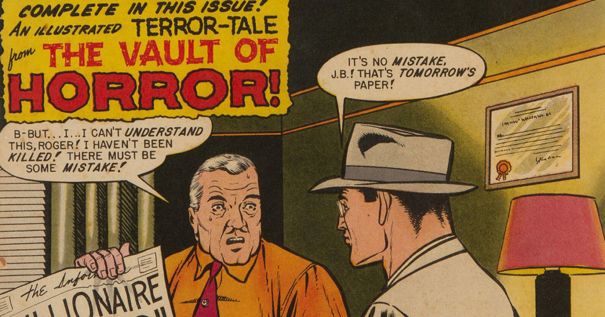 First Vault of Horror in EC's War Against Crime #10, Up for Auction - Vimarsana News