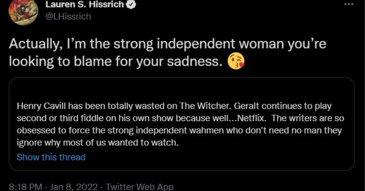 Witcher Peace On Twitter in The Daily LITG, 16th January 2022 - Vimarsana News