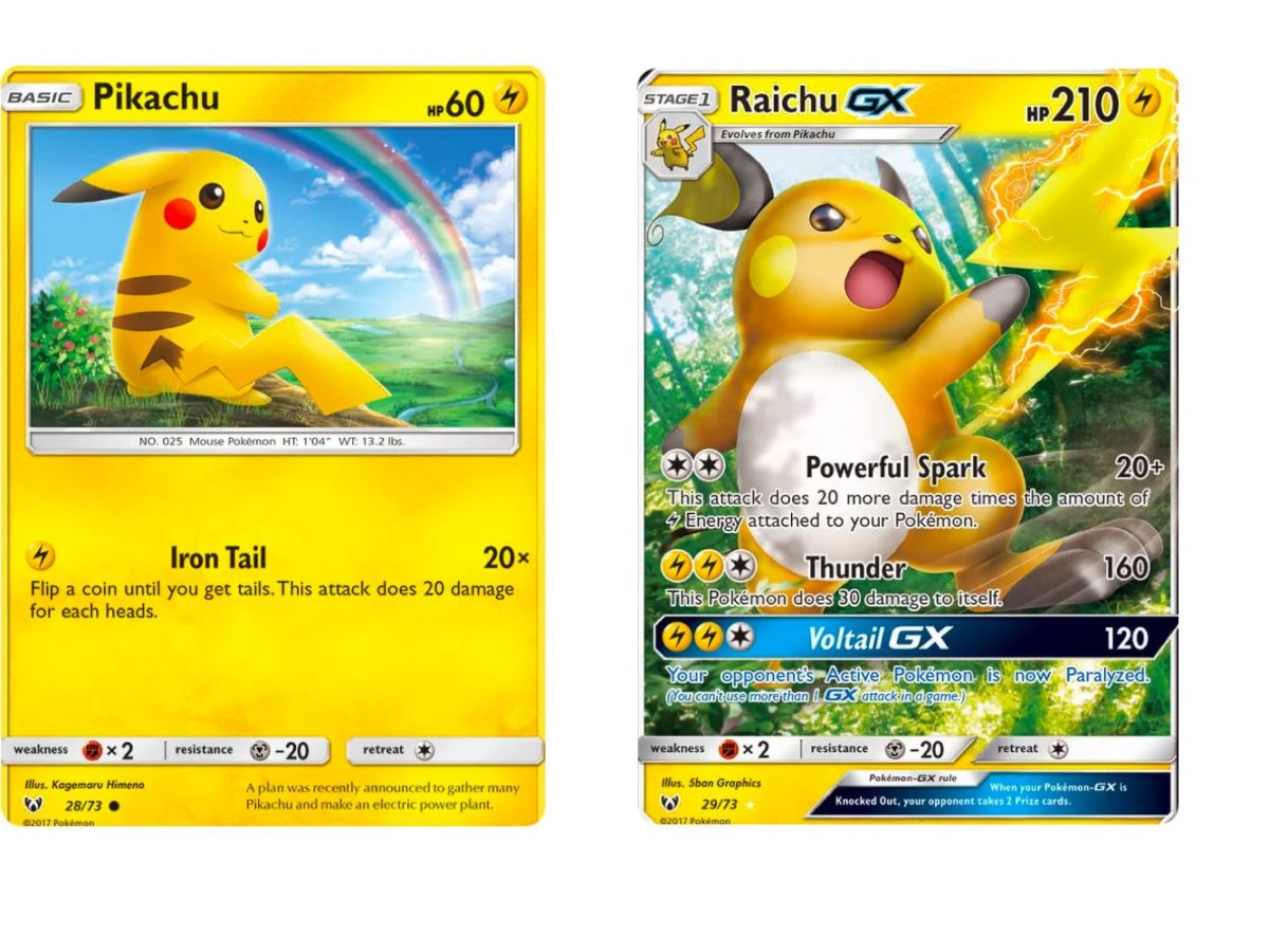 Raichu GX Official Pokemon Cards - GX, VMAX, EX or V