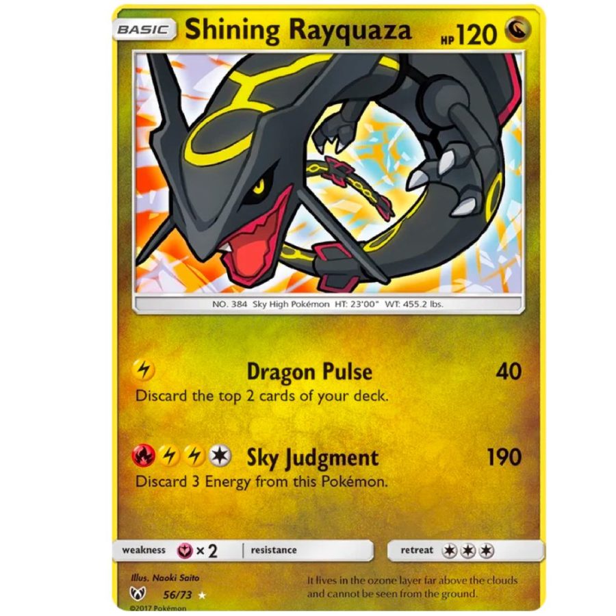 The Cards Of Pokémon TCG: Shining Legends Part 11: Shining Rayquaza