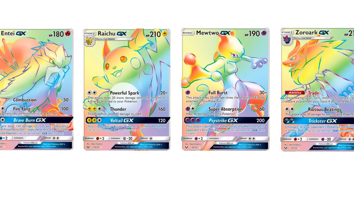 The Cards Of Pokémon TCG: Shining Legends Part 15: Rainbow Rares