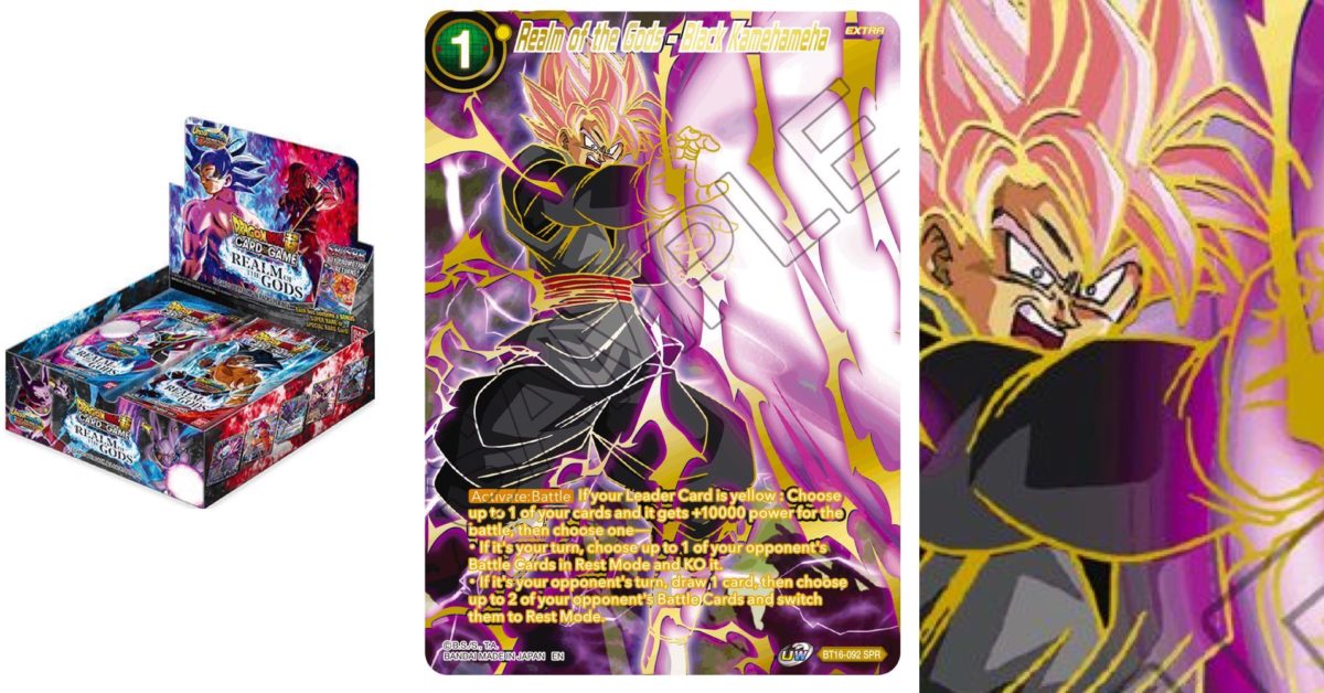 Dragon Ball Super Previews Realm Of The Gods: Goku Black SPR - Vimarsana News