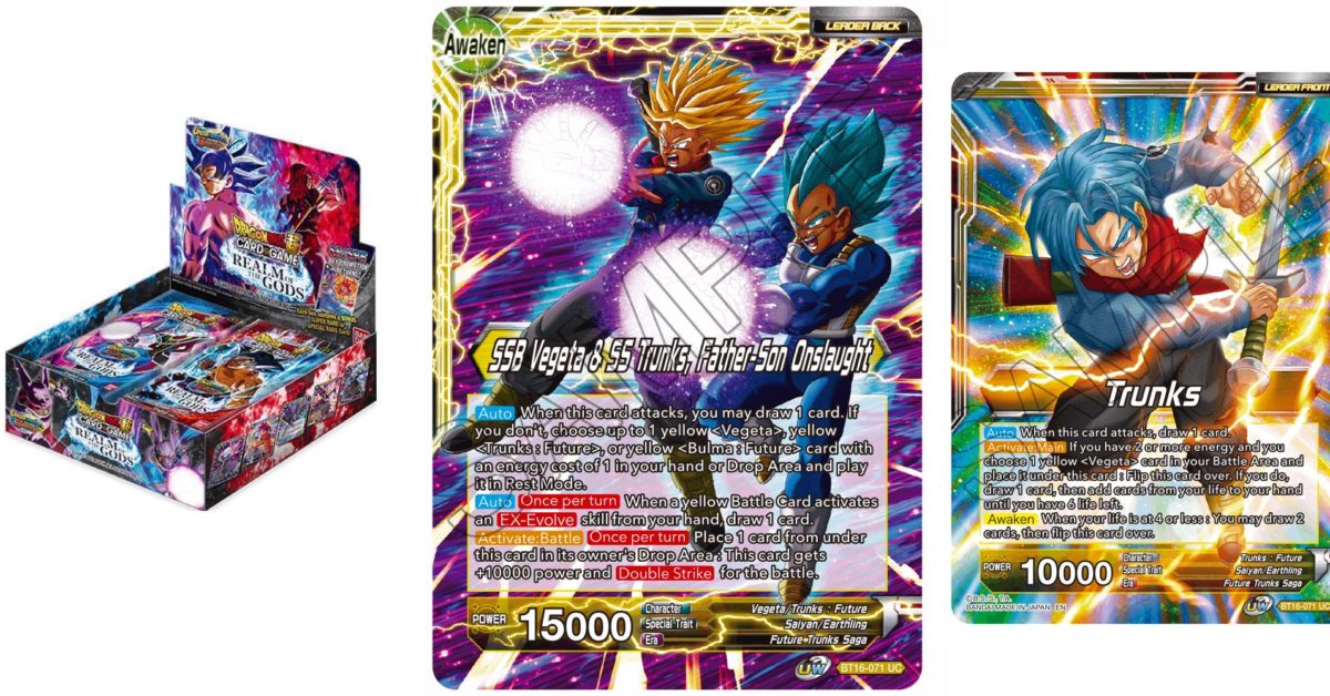 Dragon Ball Super Previews Realm Of The Gods: Vegeta & Trunks Leader