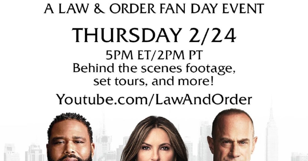 Law & Order Fans Can Get Their "DUN DUN" On At NBC Virtual Event - Vimarsana News