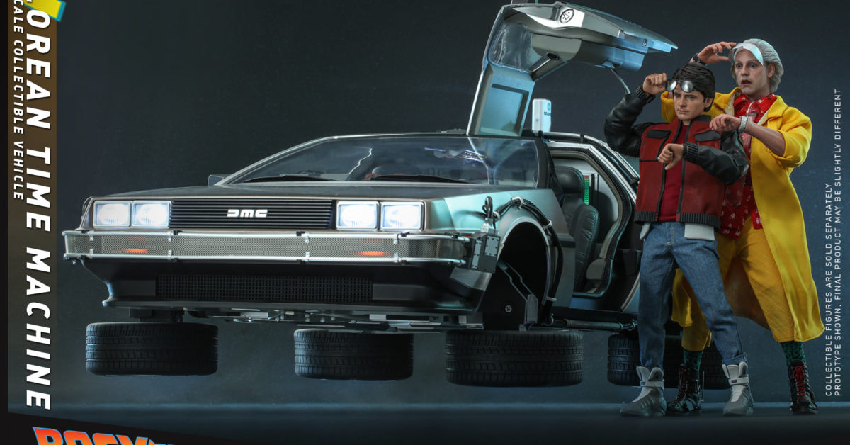 Back to the Future DeLorean Time Machine Arrives at Hot Toys