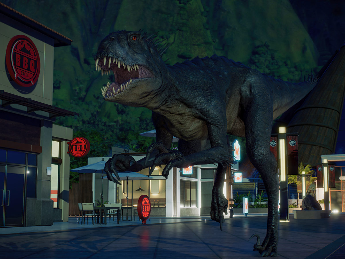 Fully evolved Tyrannosaurus rex from Jurassic World: the Game