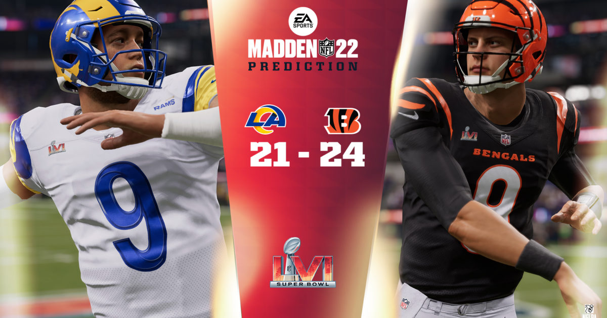 Madden NFL 22 Predicts The Winner Of Super Bowl LVl