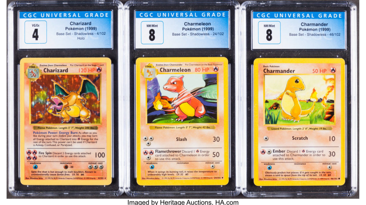 Kit Carta Pokémon Charmander Charmeleon Charizard