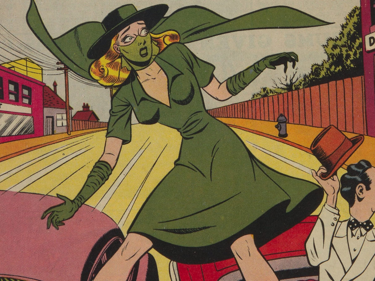 Lady luck cartoon