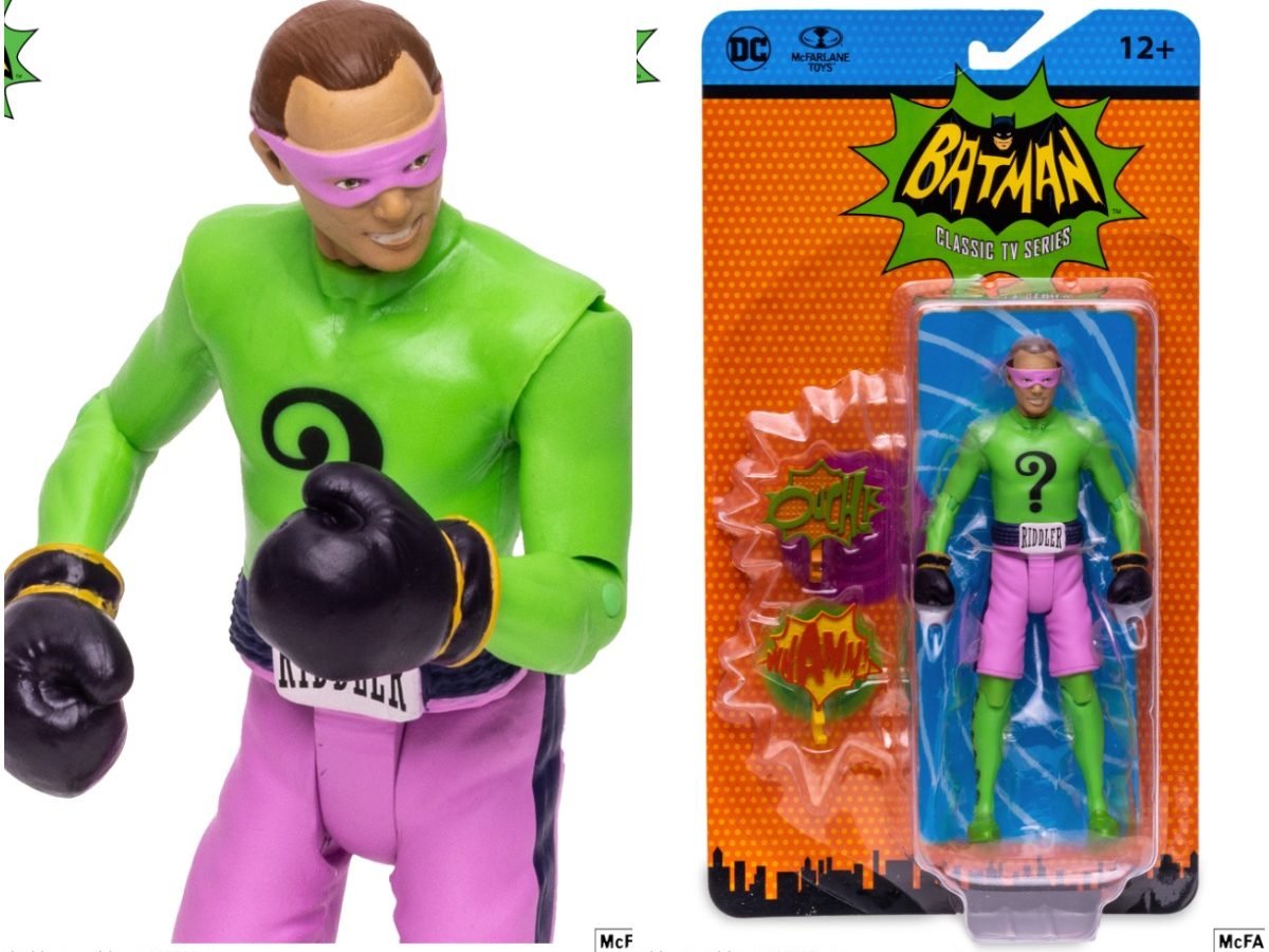 MCFARLANE DC RETRO BATMAN 1966 ACTION FIGURE THE RIDDLER – Vintage