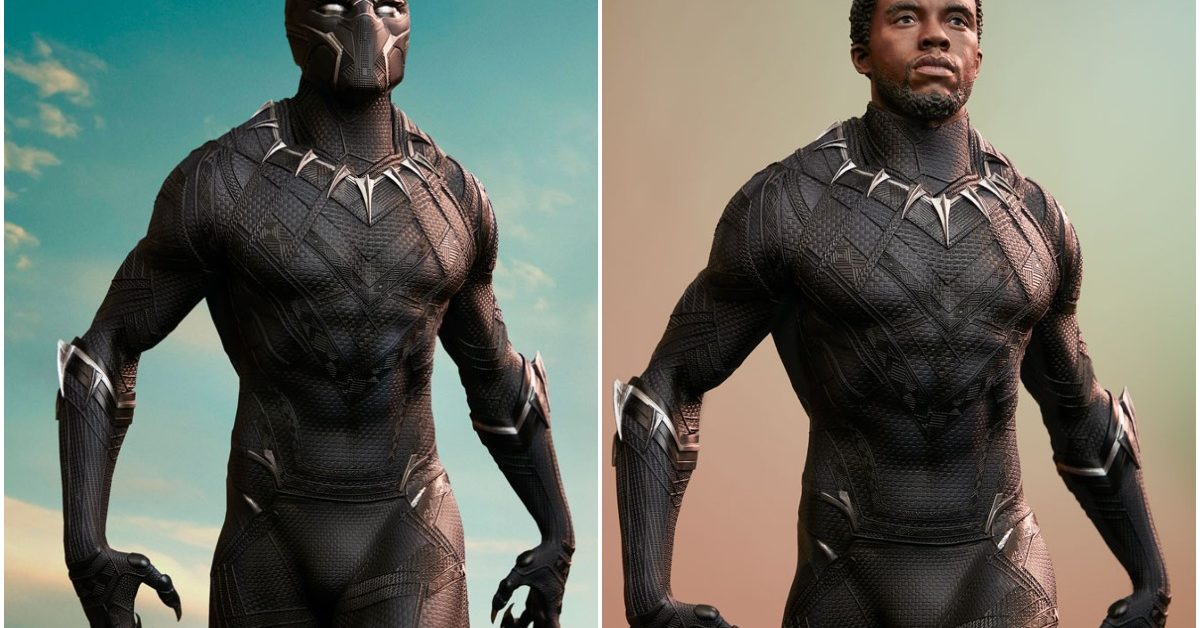 Black Panther The King of Wakanda Returns with New Sideshow Statue