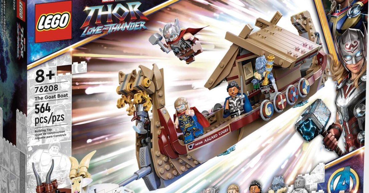 Max💫Marvel on X: #ThorLoveAndThunder #LEGO The Goat Boat building set  includes a Viking ship named after Aegir, the Asgardian God of the Sea.   #Thor #LoveAndThunder #MarvelStudios #Marvel  #marvelcomics