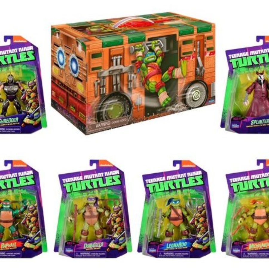 Playmates Teenage Mutant Ninja Turtles 2012 Turtle Figures Collection  6-Pack
