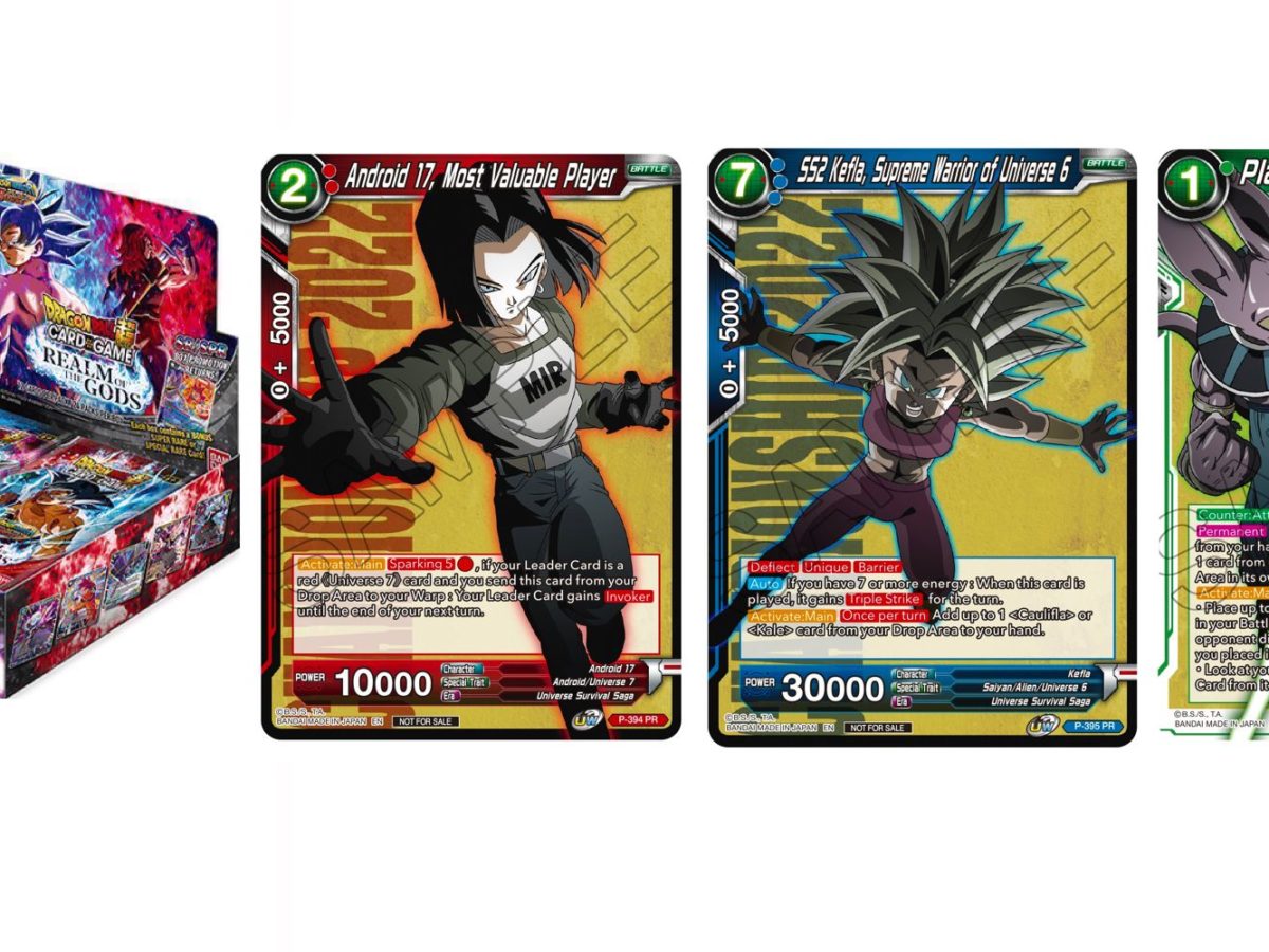 Dragon Ball Super Showcases Championship 2022 Cards