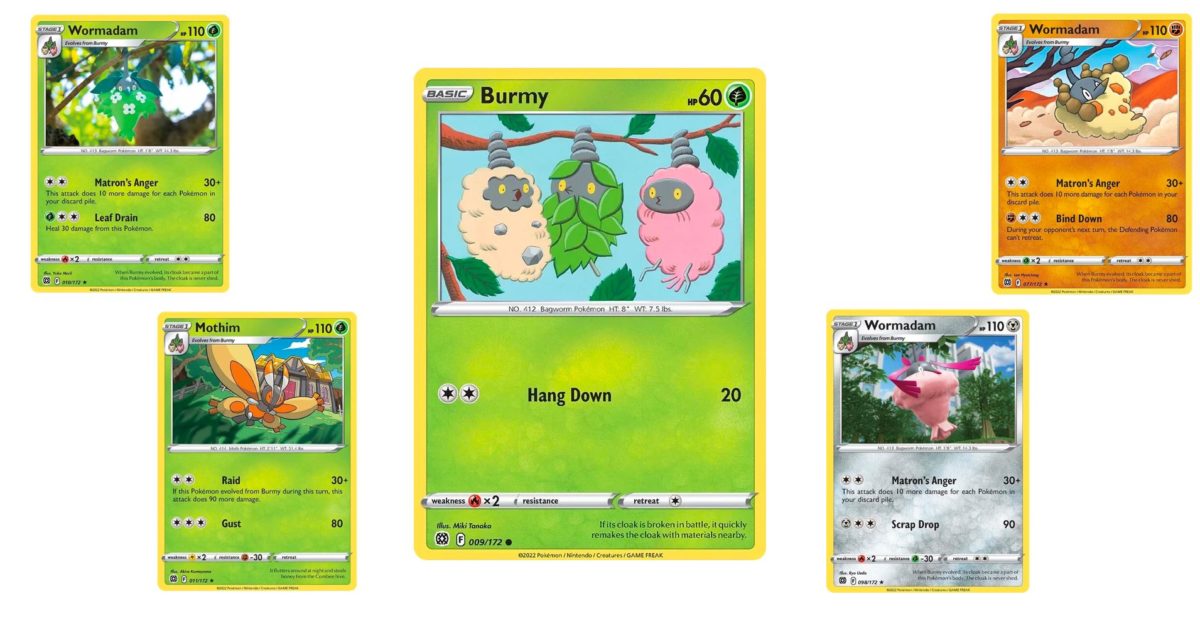 The Cards Of Pokmon TCG: Brilliant Stars Part 2: Burmy Line