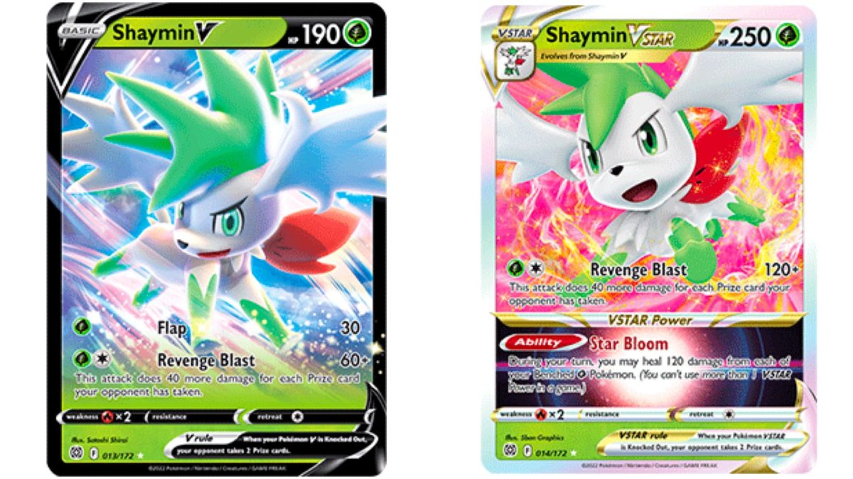 Shaymin V 013/172 Pokemon 2022 Full Art Brilliant Stars