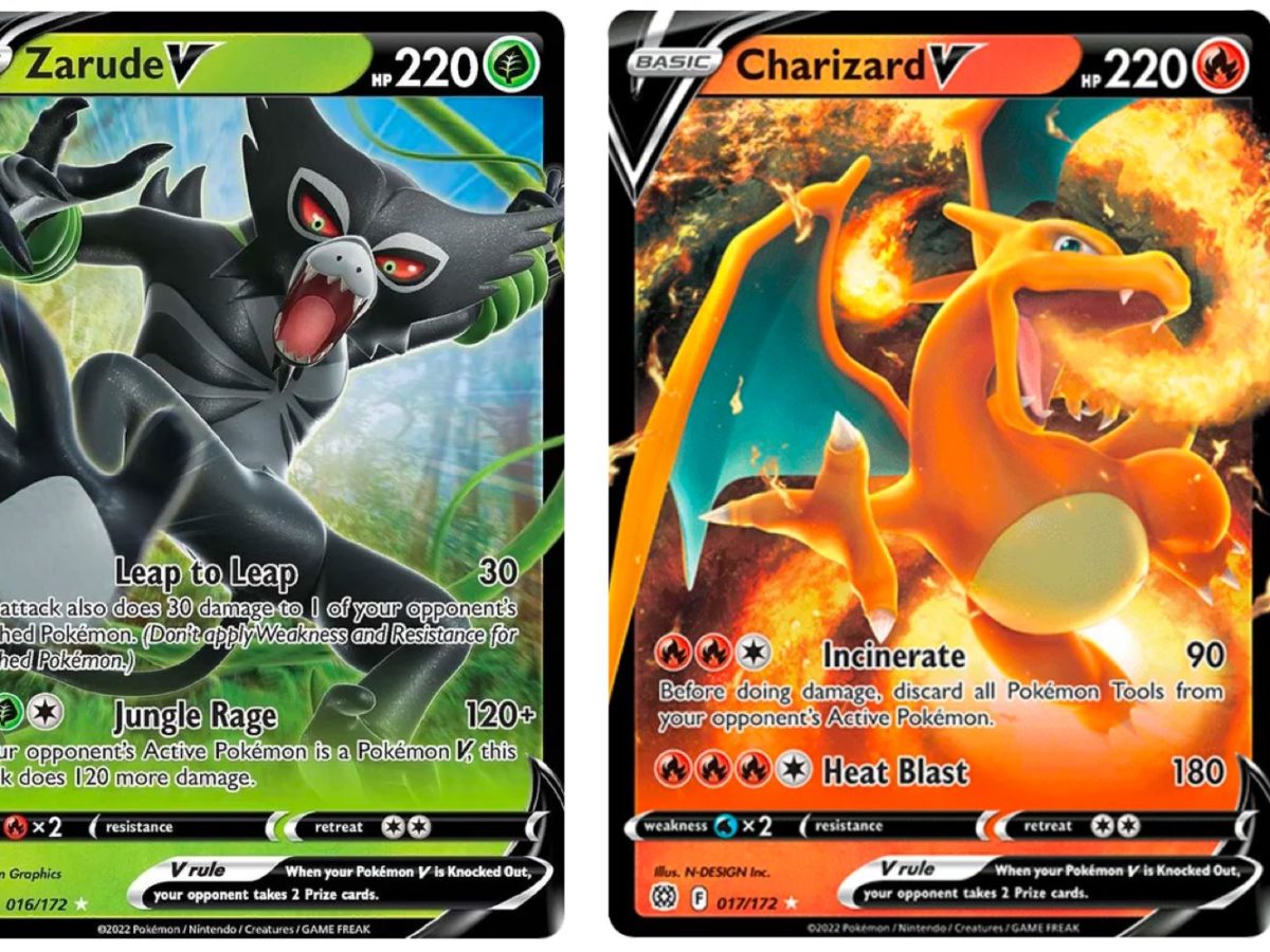 The Cards Of Pokémon TCG: Brilliant Stars Part 3: Zarude & Charizard