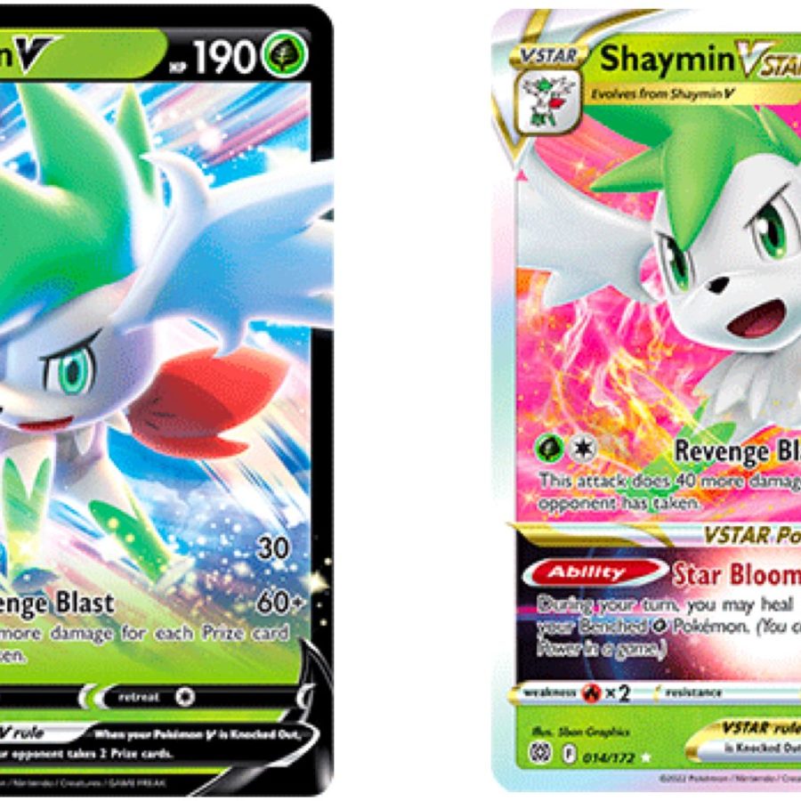 The art of Pokemon: Shaymin V Star from Brilliant Stars!