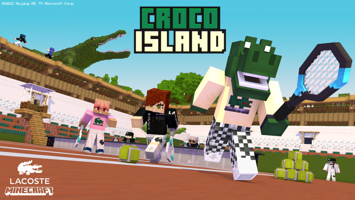 Minecraft Launches Lacoste Apparel Collection & Croco Island DLC, t-shirt  roblox lacoste png 