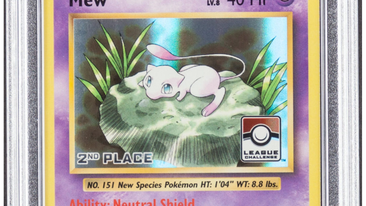 Pokémon TCG: League Challenge Promo Mew Up For Auction At Heritage